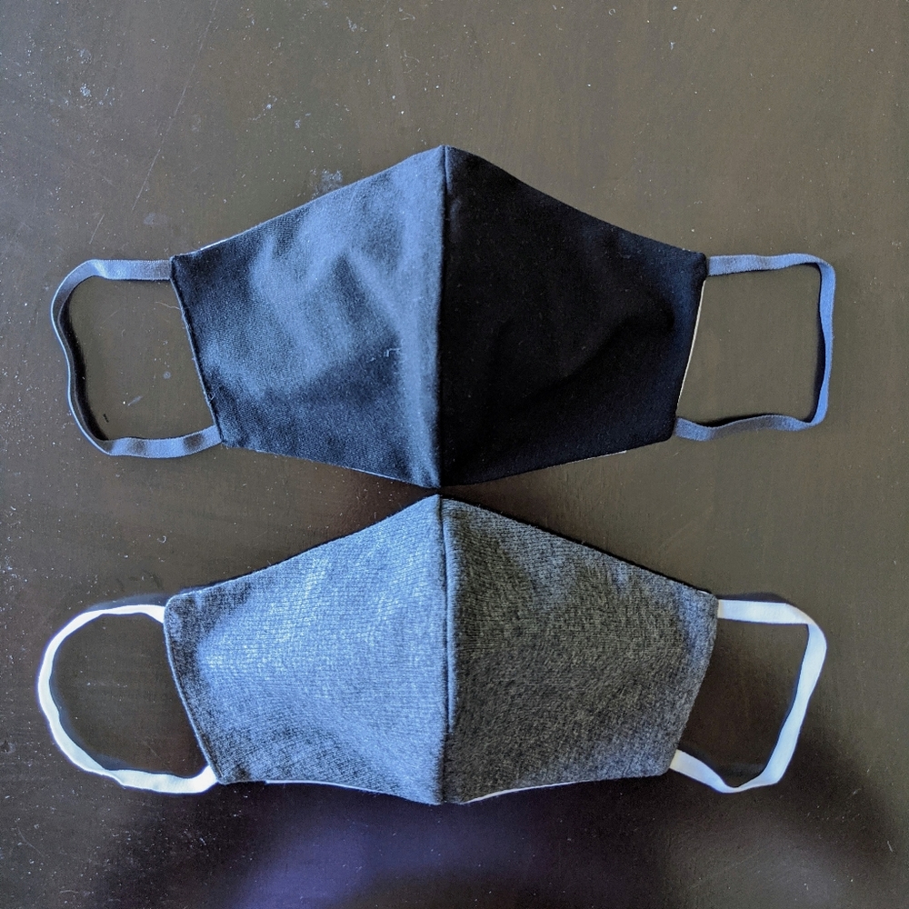Washable masks with filter pocket